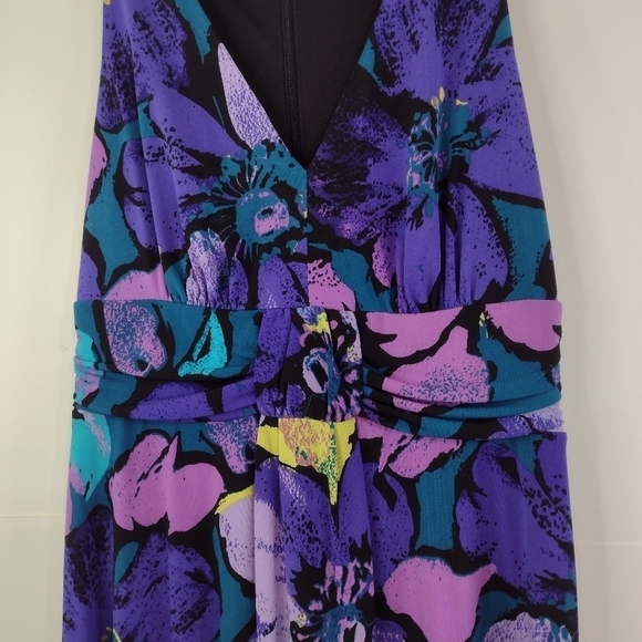 AGB women's strapless floral print dress size (M) - Picture 11 of 16